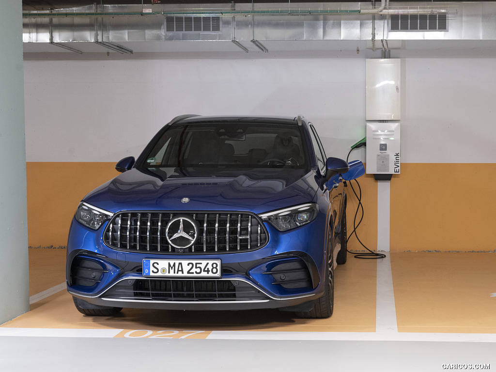 2025 Mercedes-AMG GLC 63 S E PERFORMANCE (Color: Spectral Blue Metallic) - Charging