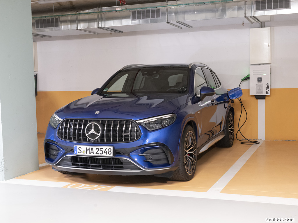 2025 Mercedes-AMG GLC 63 S E PERFORMANCE (Color: Spectral Blue Metallic) - Charging