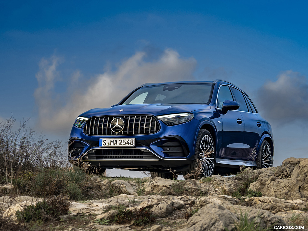 2025 Mercedes-AMG GLC 63 S E PERFORMANCE (Color: Spectral Blue Metallic) - Front