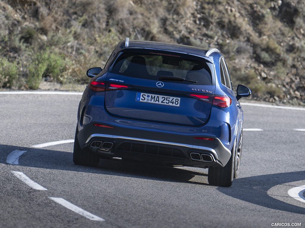 2025 Mercedes-AMG GLC 63 S E PERFORMANCE (Color: Spectral Blue Metallic) - Rear