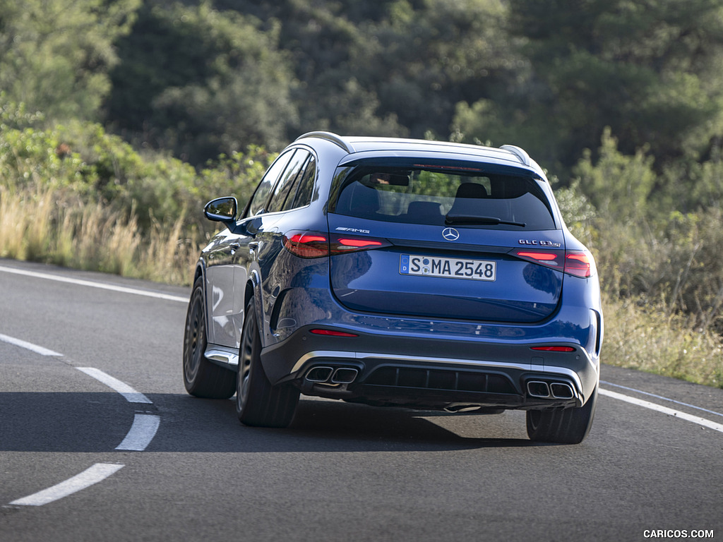 2025 Mercedes-AMG GLC 63 S E PERFORMANCE (Color: Spectral Blue Metallic) - Rear