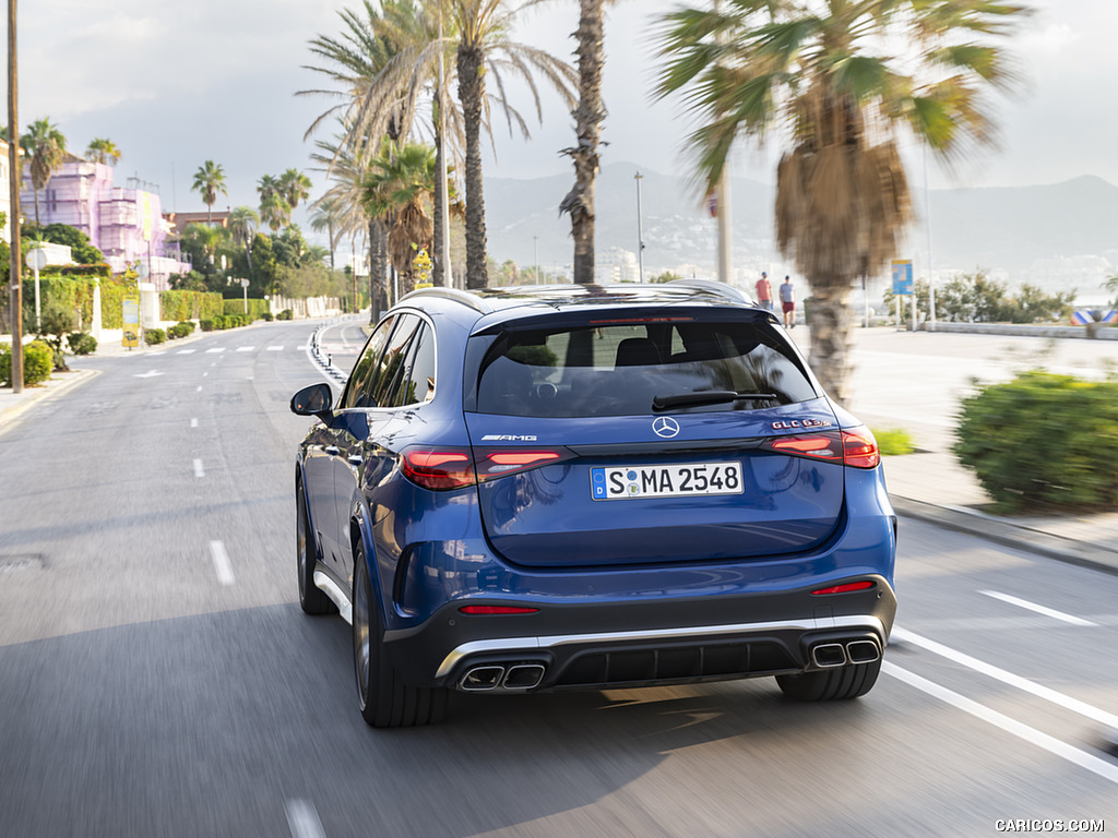 2025 Mercedes-AMG GLC 63 S E PERFORMANCE (Color: Spectral Blue Metallic) - Rear