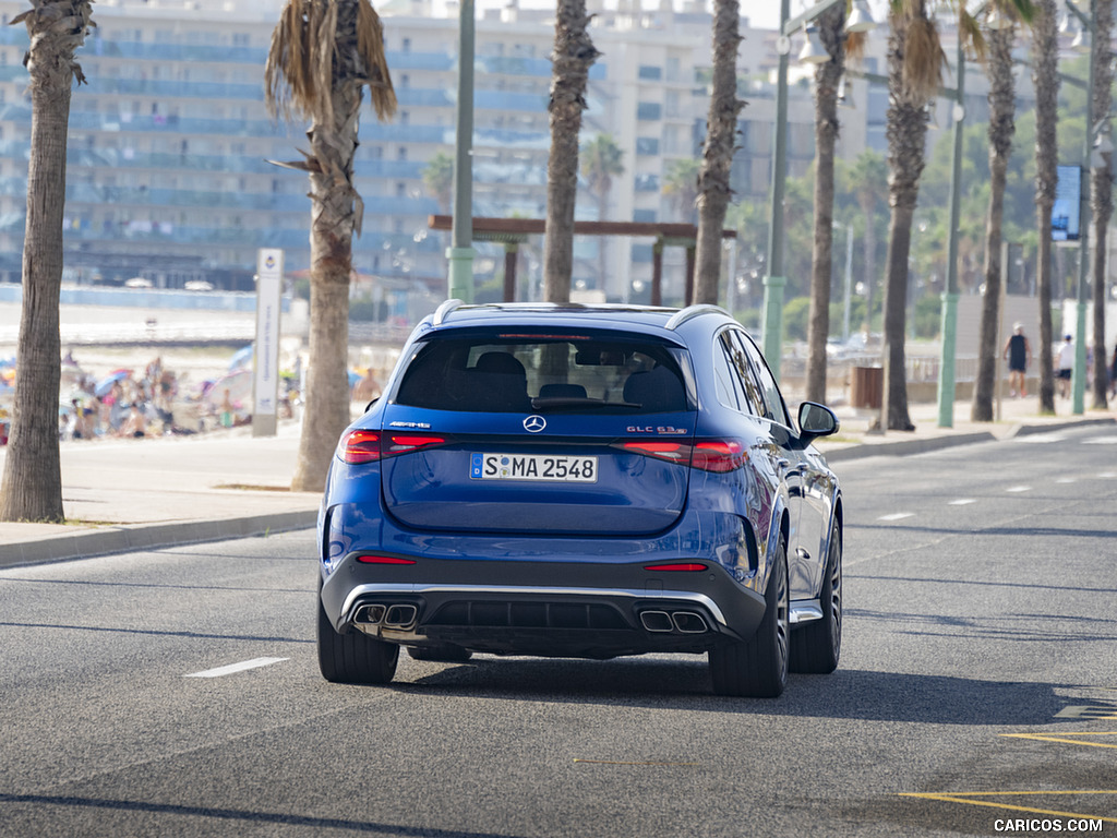 2025 Mercedes-AMG GLC 63 S E PERFORMANCE (Color: Spectral Blue Metallic) - Rear