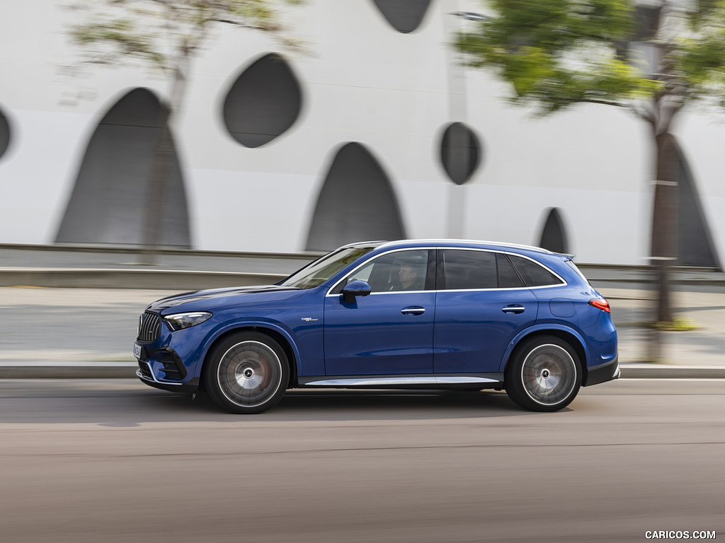 2025 Mercedes-AMG GLC 63 S E PERFORMANCE (Color: Spectral Blue Metallic) - Side