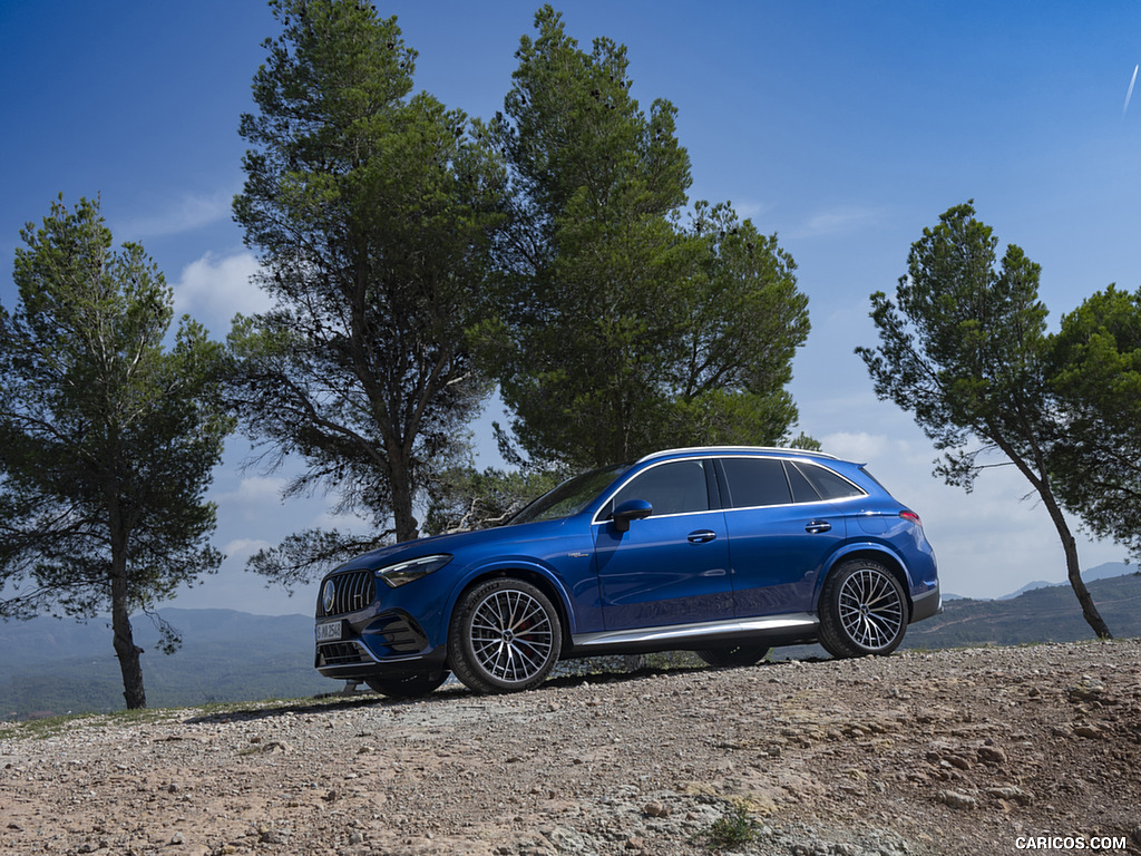 2025 Mercedes-AMG GLC 63 S E PERFORMANCE (Color: Spectral Blue Metallic) - Side