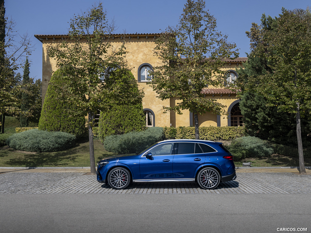 2025 Mercedes-AMG GLC 63 S E PERFORMANCE (Color: Spectral Blue Metallic) - Side