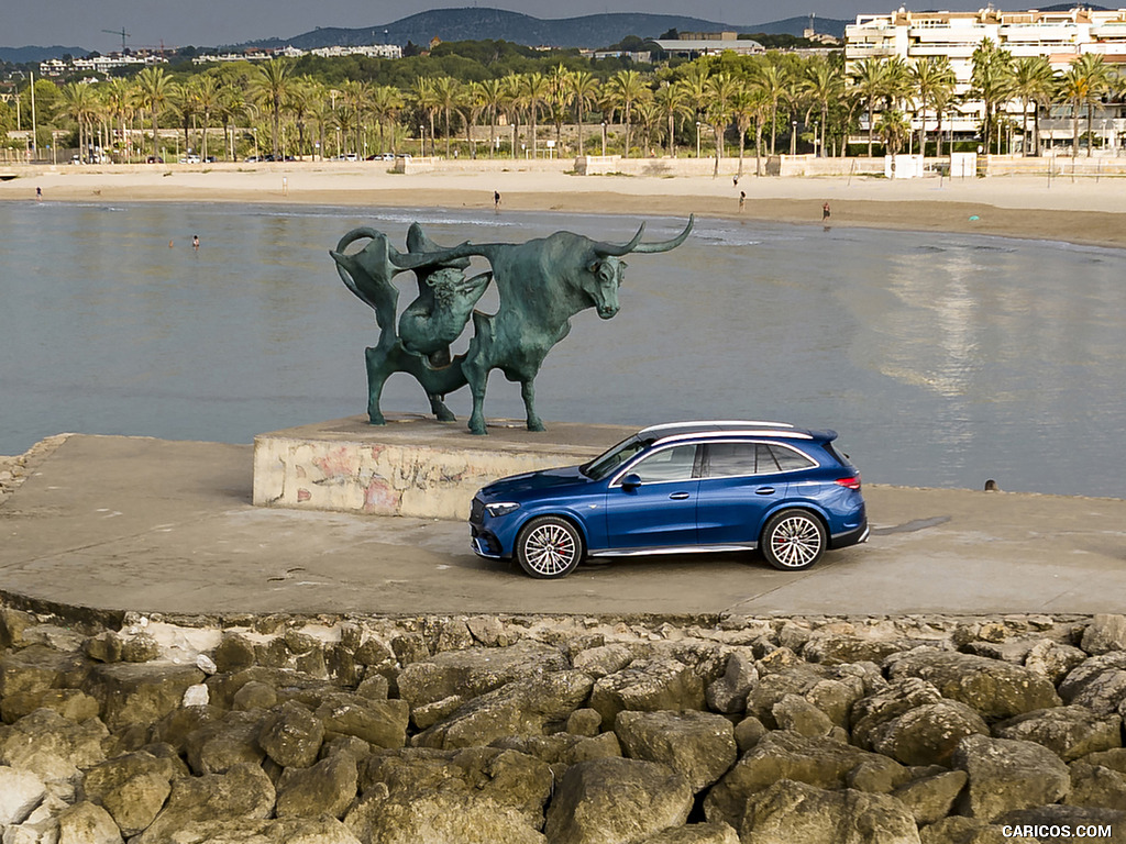 2025 Mercedes-AMG GLC 63 S E PERFORMANCE (Color: Spectral Blue Metallic) - Side