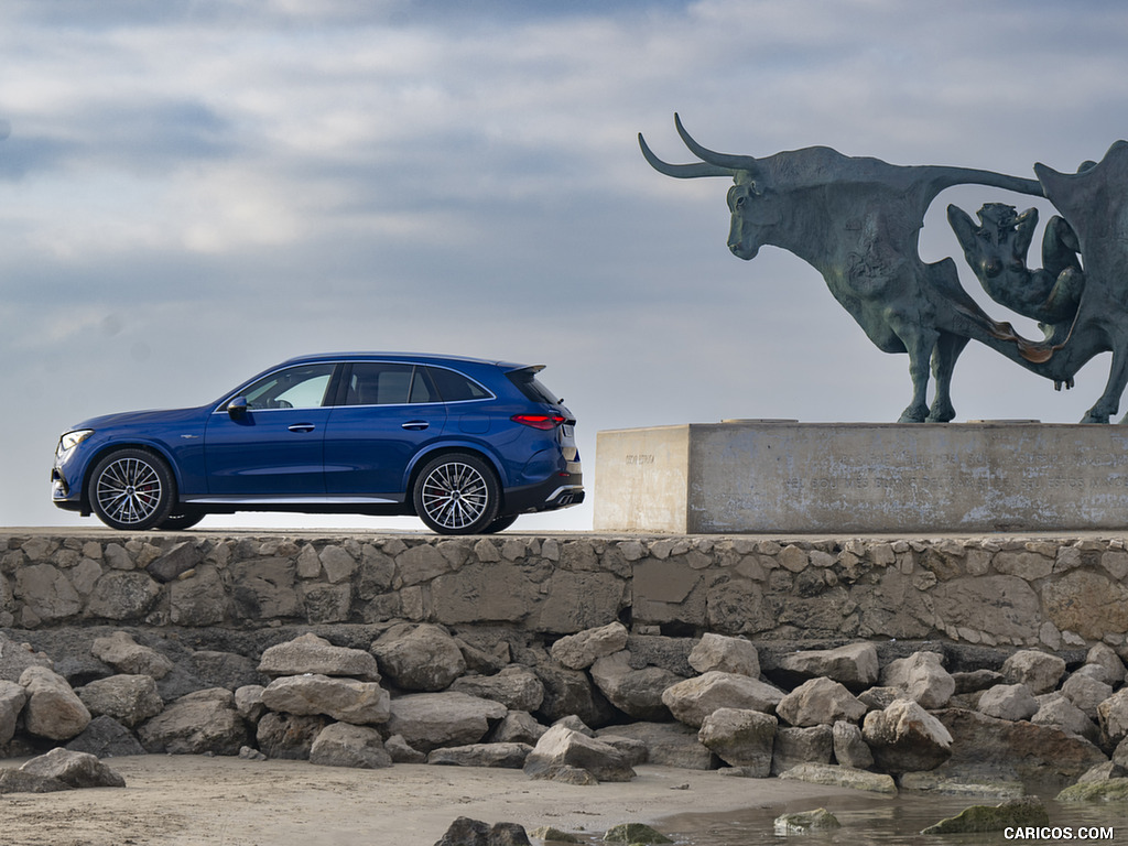 2025 Mercedes-AMG GLC 63 S E PERFORMANCE (Color: Spectral Blue Metallic) - Side