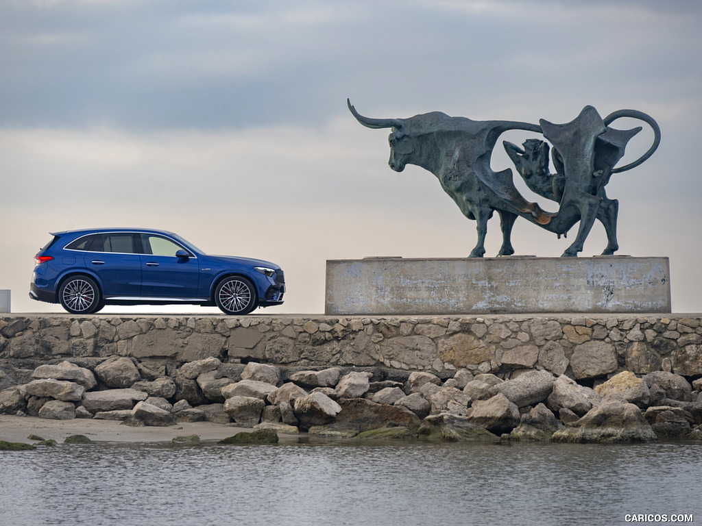 2025 Mercedes-AMG GLC 63 S E PERFORMANCE (Color: Spectral Blue Metallic) - Side