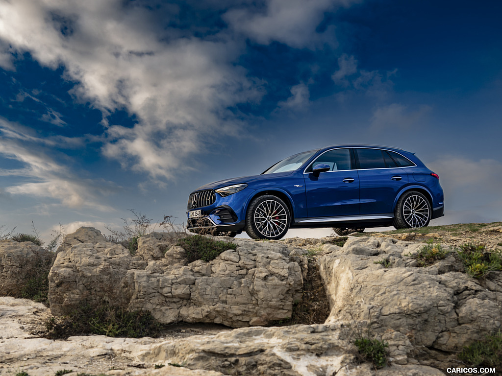 2025 Mercedes-AMG GLC 63 S E PERFORMANCE (Color: Spectral Blue Metallic) - Side