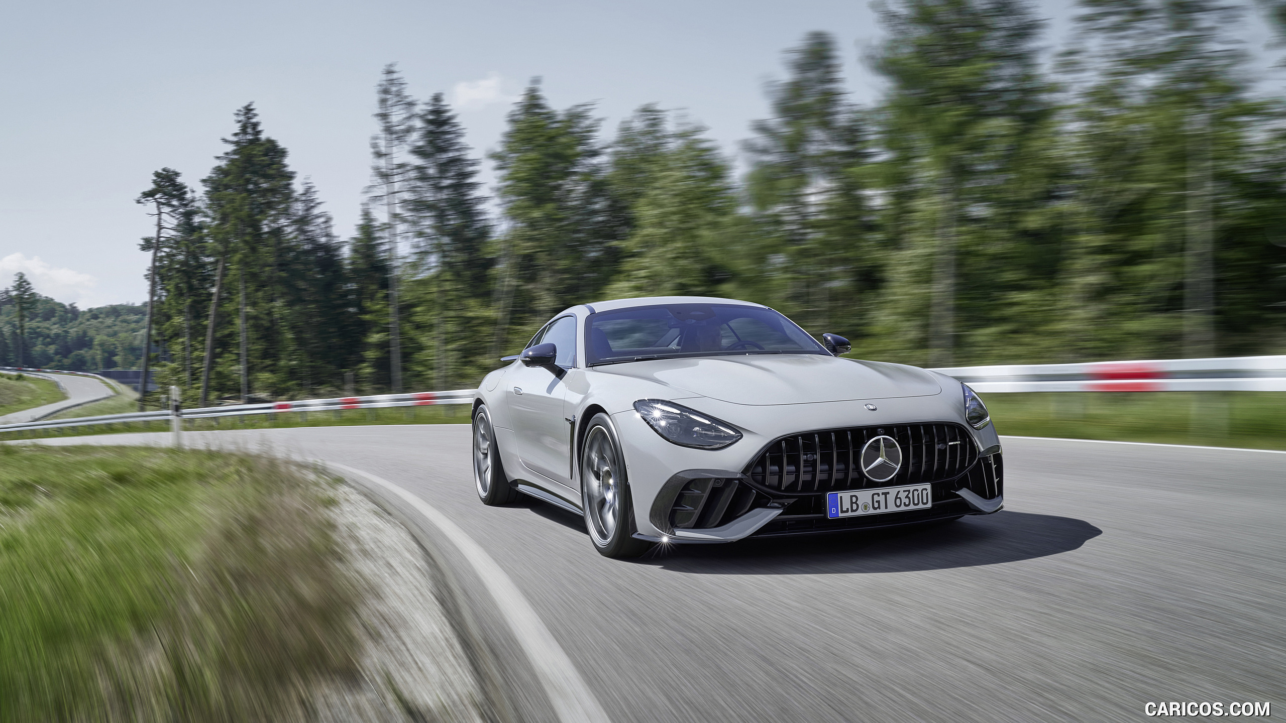 2025 Mercedes-AMG GT 63 PRO 4MATIC+ (Color: MANUFAKTUR Alpine Gray Solid) - Front, #7 of 44