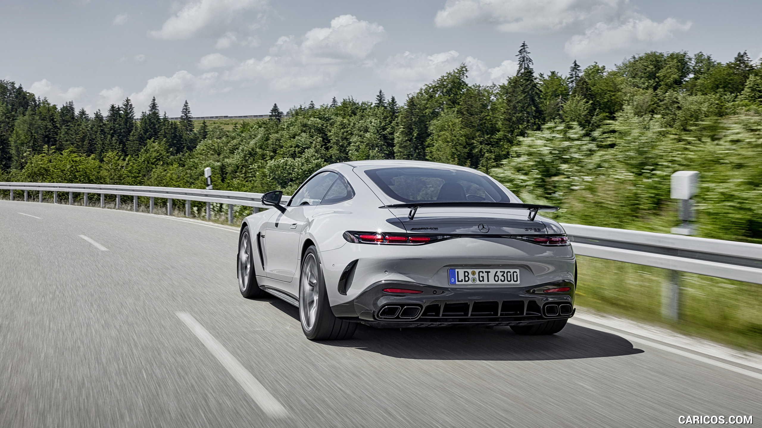 2025 Mercedes-AMG GT 63 PRO 4MATIC+ (Color: MANUFAKTUR Alpine Gray Solid) - Rear, #5 of 44