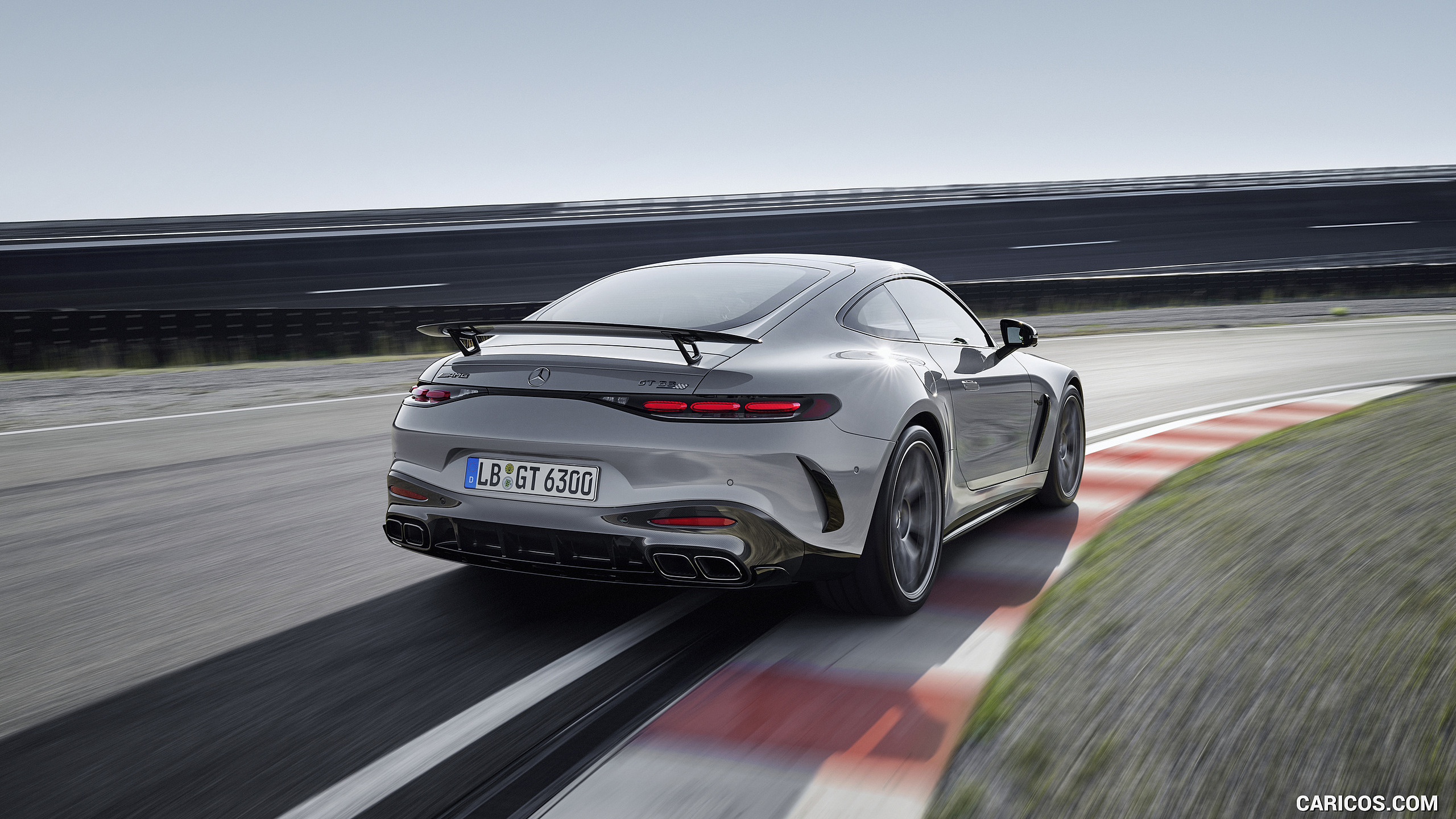 2025 Mercedes-AMG GT 63 PRO 4MATIC+ (Color: MANUFAKTUR Alpine Gray Solid) - Rear, #15 of 44