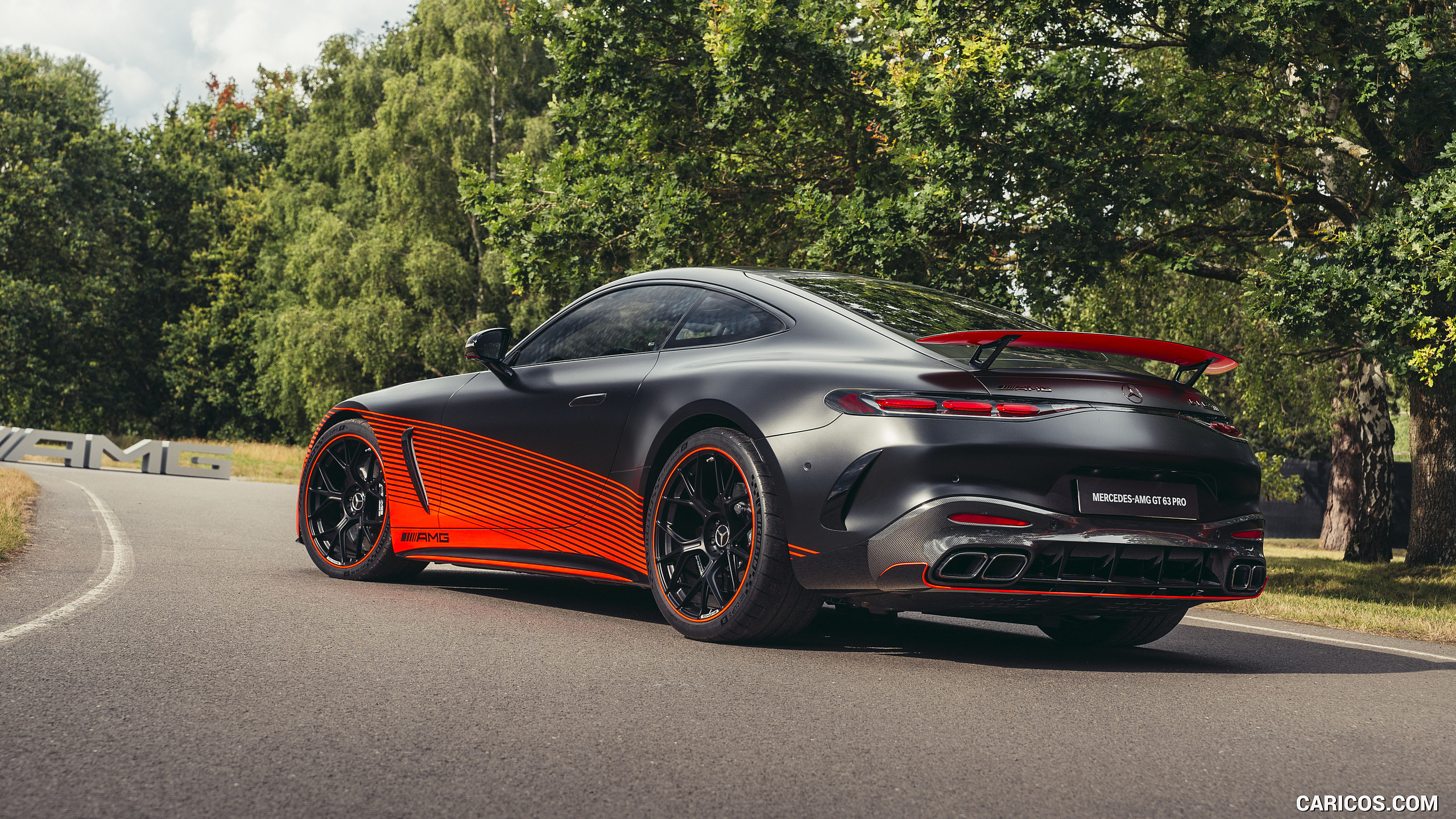 2025 Mercedes-AMG GT 63 PRO 4MATIC+ - Rear Three-Quarter, #39 of 44