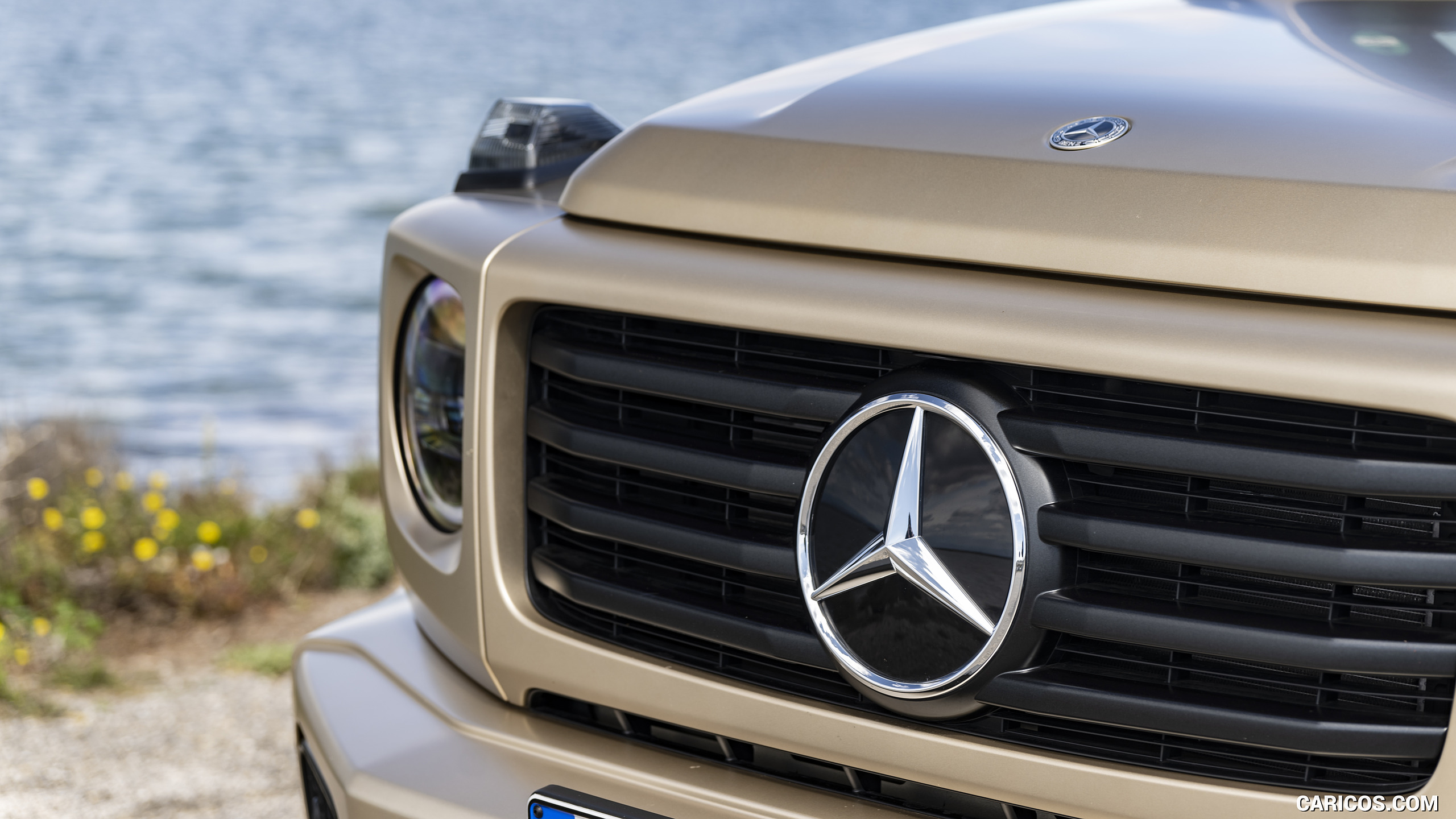 2025 Mercedes-Benz G 550 (Color: MANUFAKTUR Kalahari Gold Magno) - Grille, #119 of 135