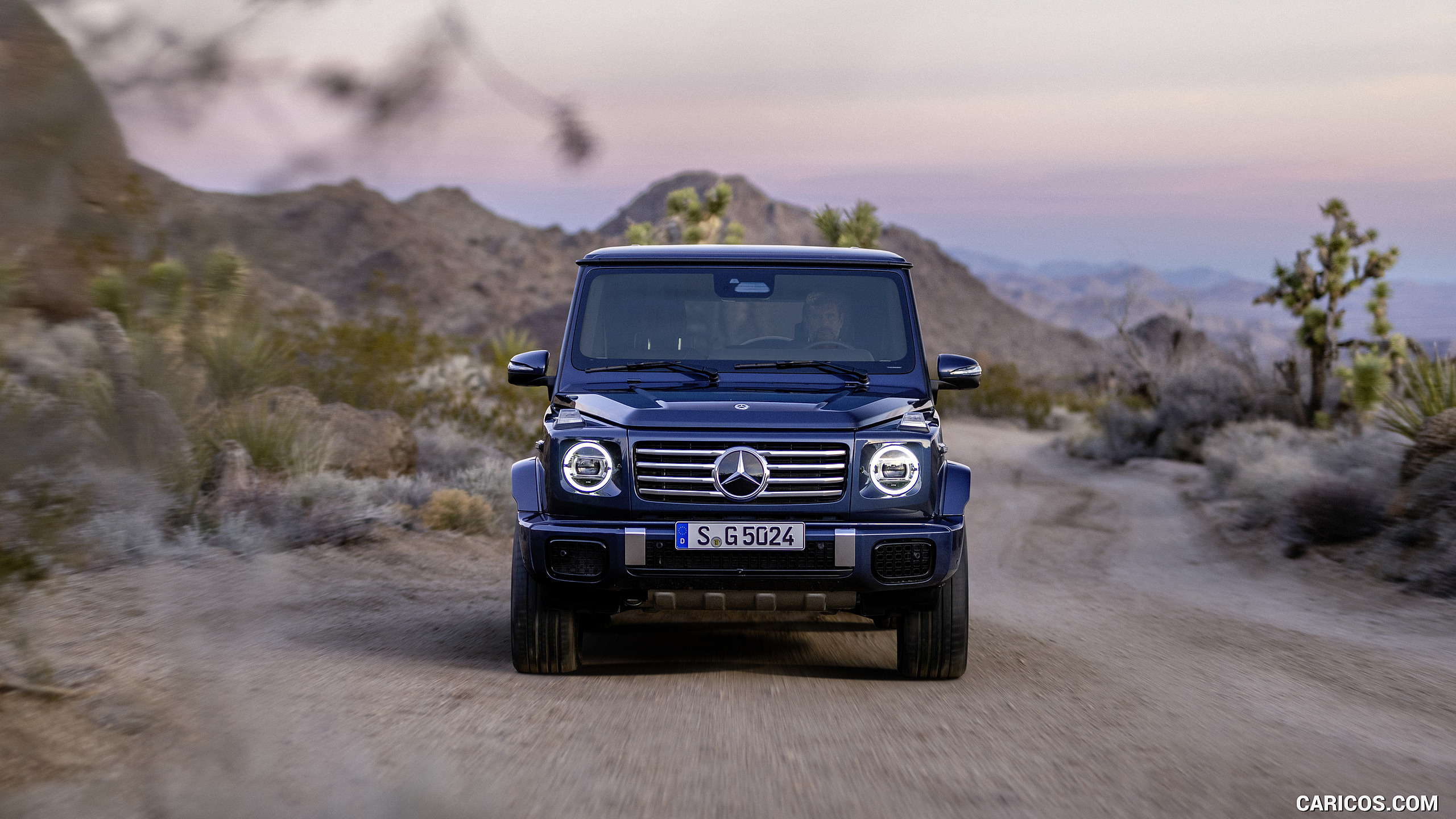 2025 Mercedes-Benz G 550 (Color: Sodalite Blue) - Front, #12 of 74