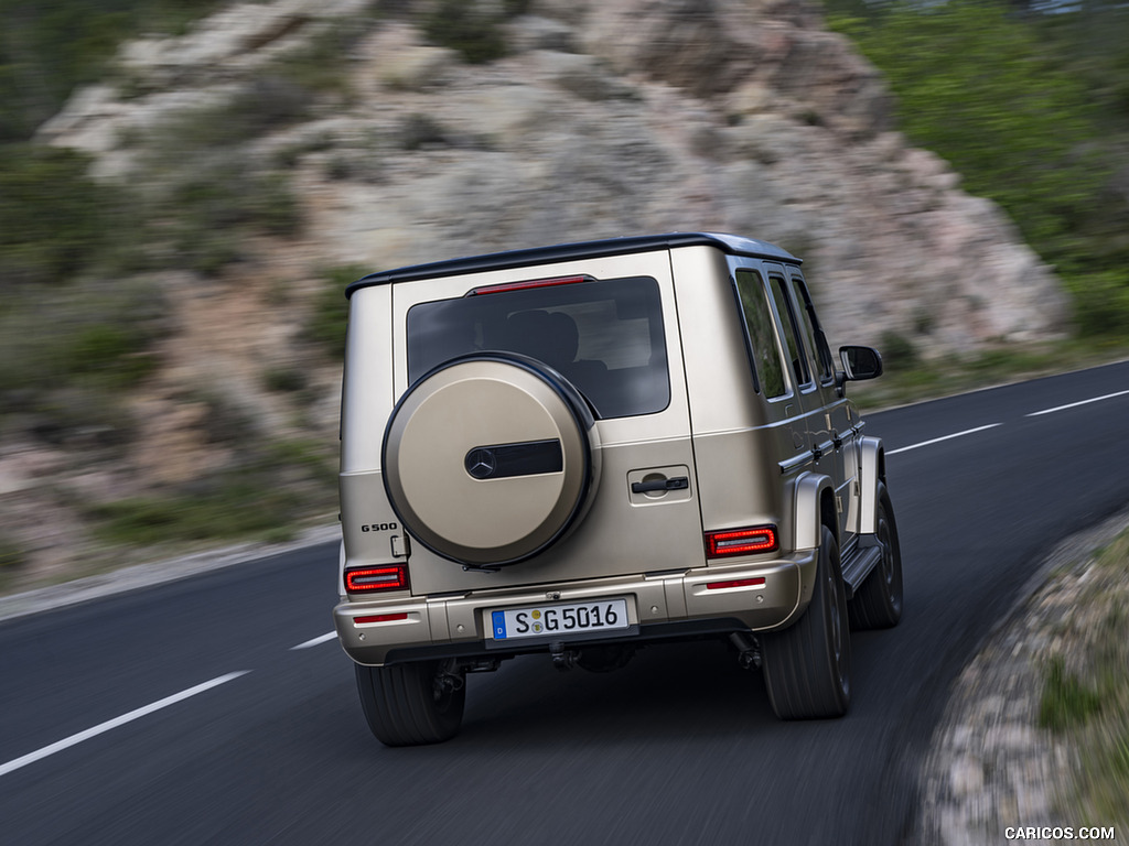 2025 Mercedes-Benz G 550 (Color: MANUFAKTUR Kalahari Gold Magno) - Rear