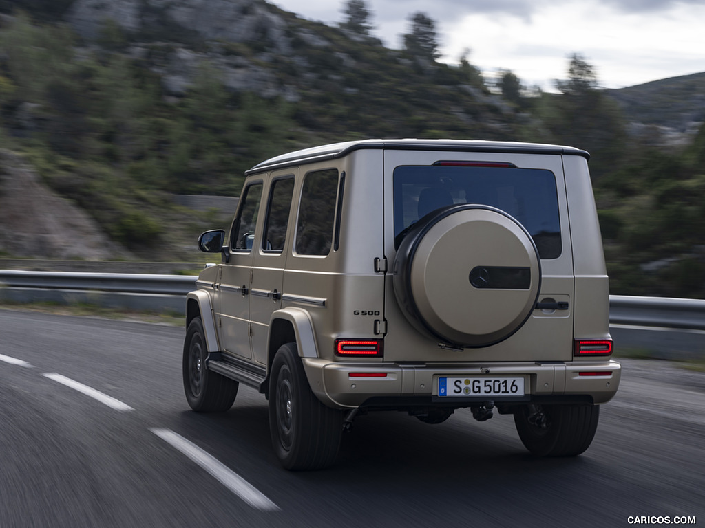 2025 Mercedes-Benz G 550 (Color: MANUFAKTUR Kalahari Gold Magno) - Rear