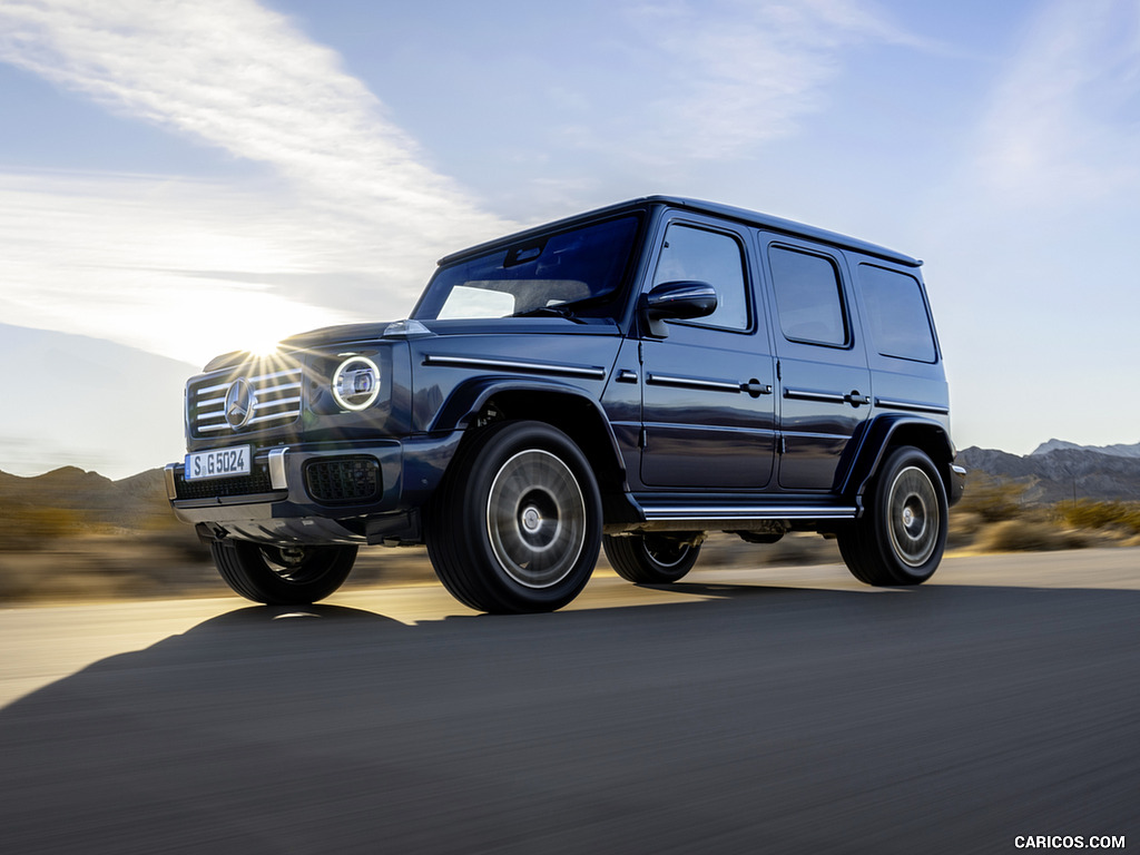 2025 Mercedes-Benz G 550 (Color: Sodalite Blue) - Front Three-Quarter