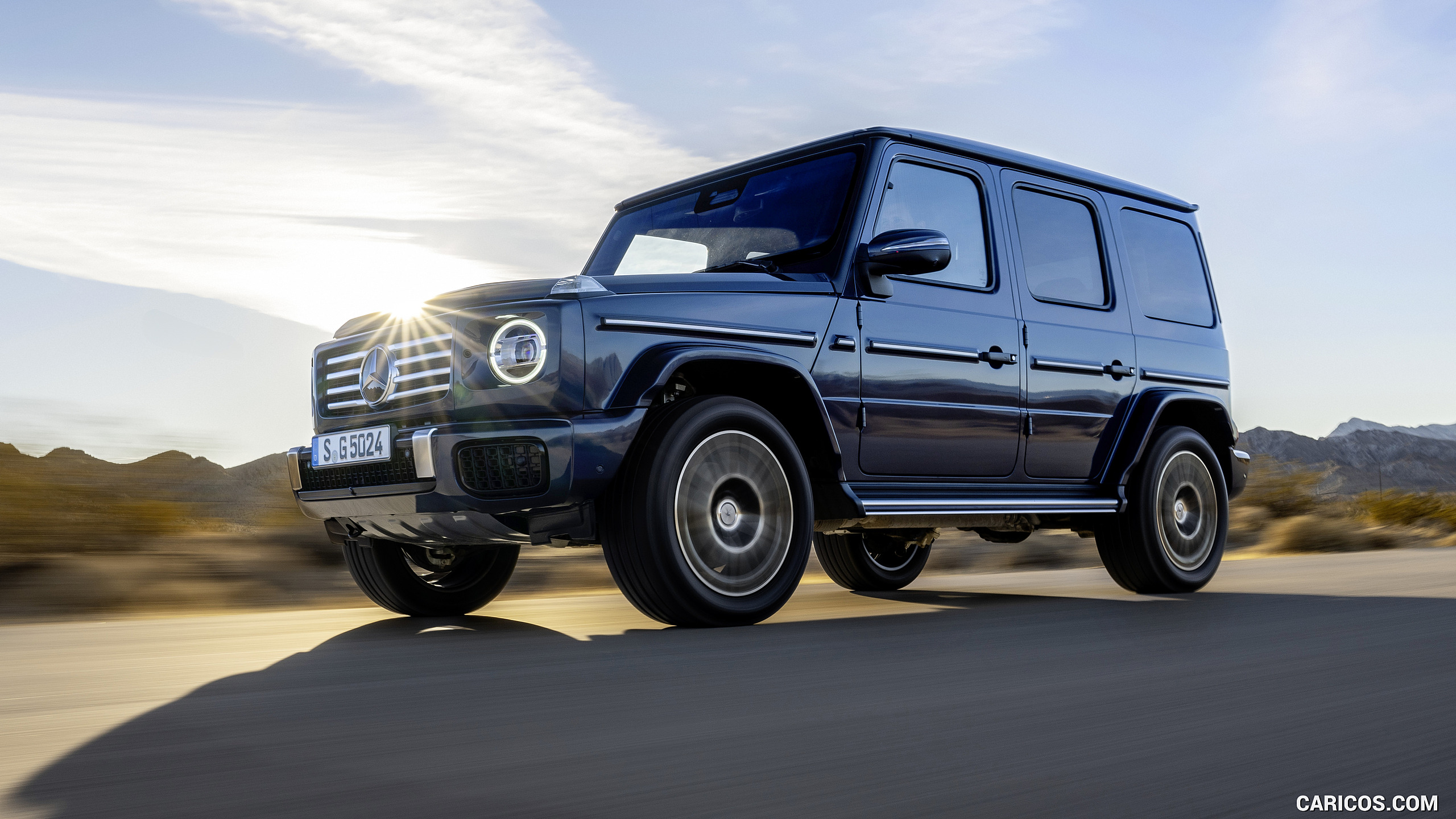 2025 Mercedes-Benz G 550 (Color: Sodalite Blue) - Front Three-Quarter ...