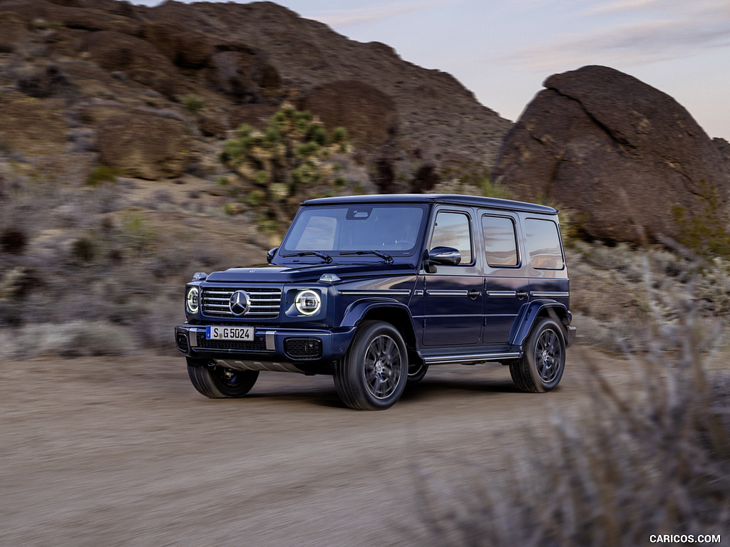 2025 Mercedes-Benz G 550 (Color: Sodalite Blue) - Front Three-Quarter