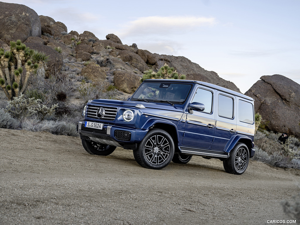 2025 Mercedes-Benz G 550 (Color: Sodalite Blue) - Front Three-Quarter