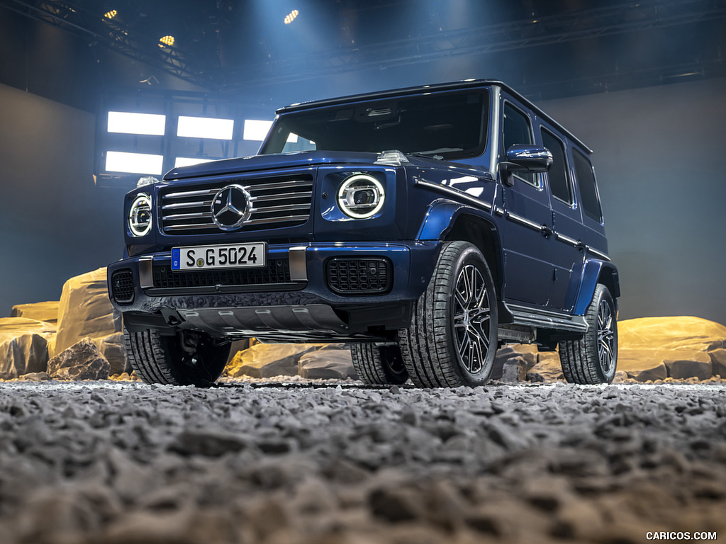 2025 Mercedes-Benz G 550 (Color: Sodalite Blue) - Front Three-Quarter