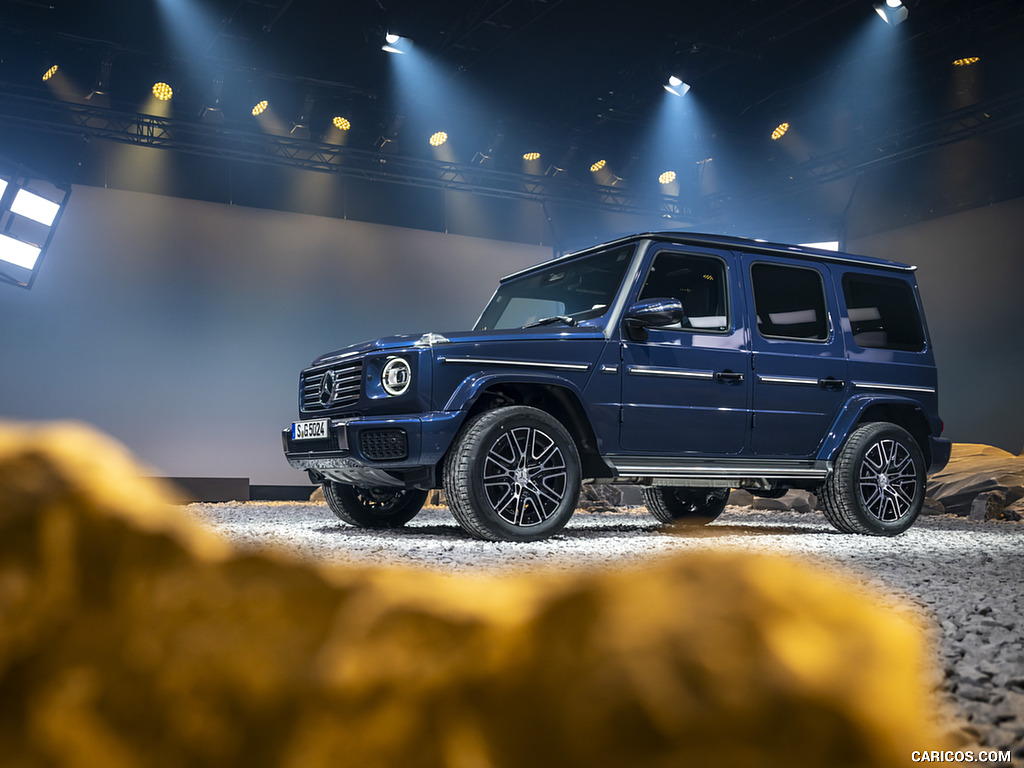 2025 Mercedes-Benz G 550 (Color: Sodalite Blue) - Front Three-Quarter