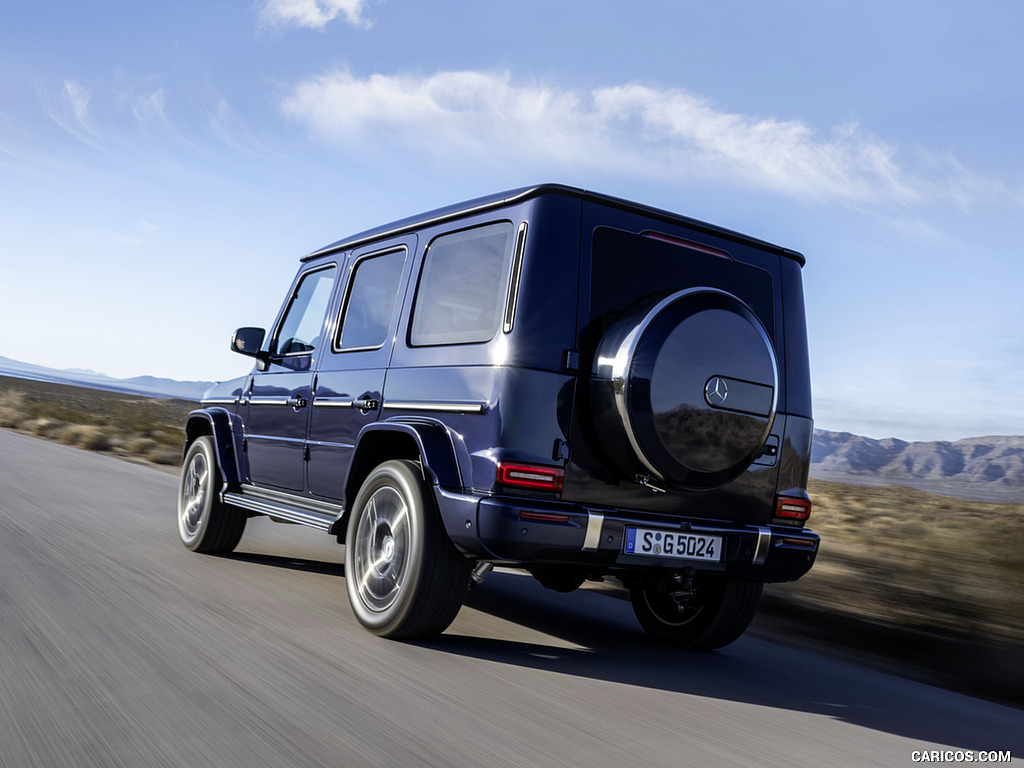 2025 Mercedes-Benz G 550 (Color: Sodalite Blue) - Rear Three-Quarter