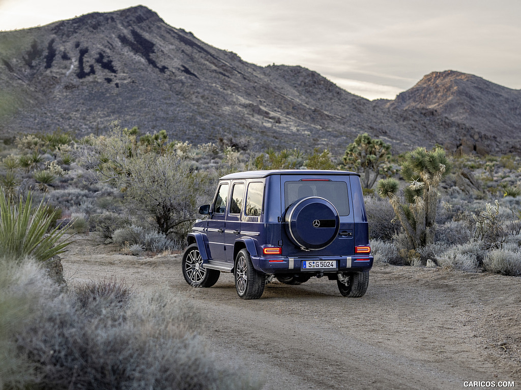 2025 Mercedes-Benz G 550 (Color: Sodalite Blue) - Rear Three-Quarter