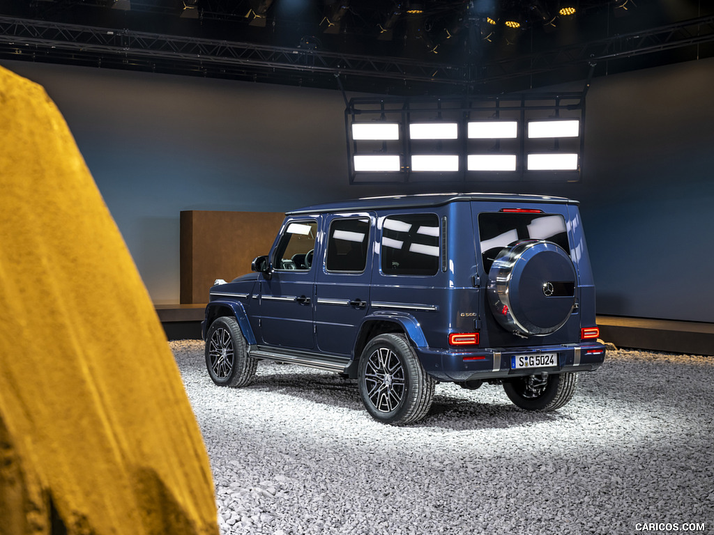 2025 Mercedes-Benz G 550 (Color: Sodalite Blue) - Rear Three-Quarter