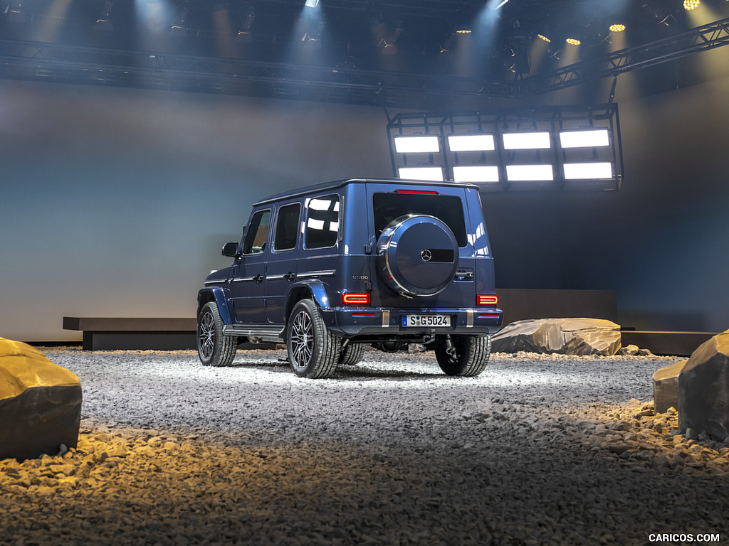 2025 Mercedes-Benz G 550 (Color: Sodalite Blue) - Rear Three-Quarter