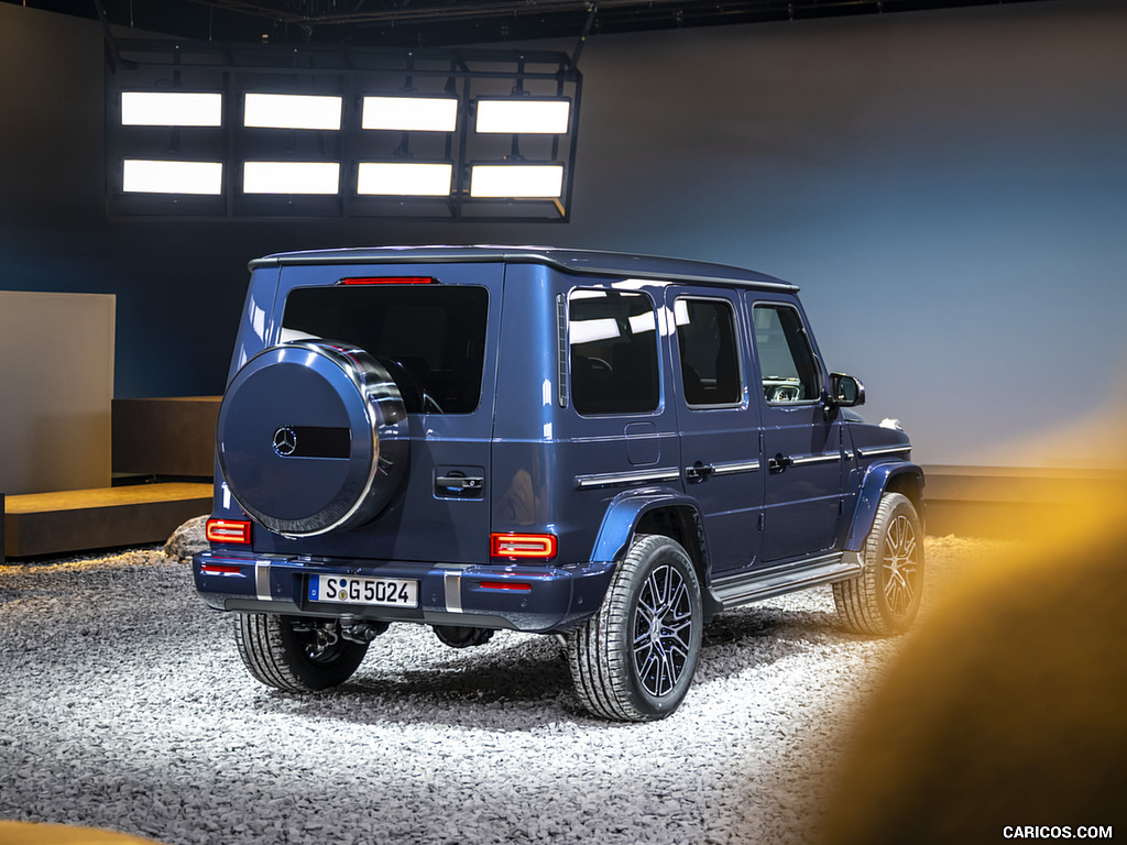 2025 Mercedes-Benz G 550 (Color: Sodalite Blue) - Rear Three-Quarter