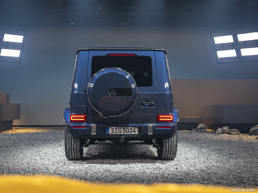 2025 Mercedes-Benz G 550 (Color: Sodalite Blue) - Rear Three-Quarter