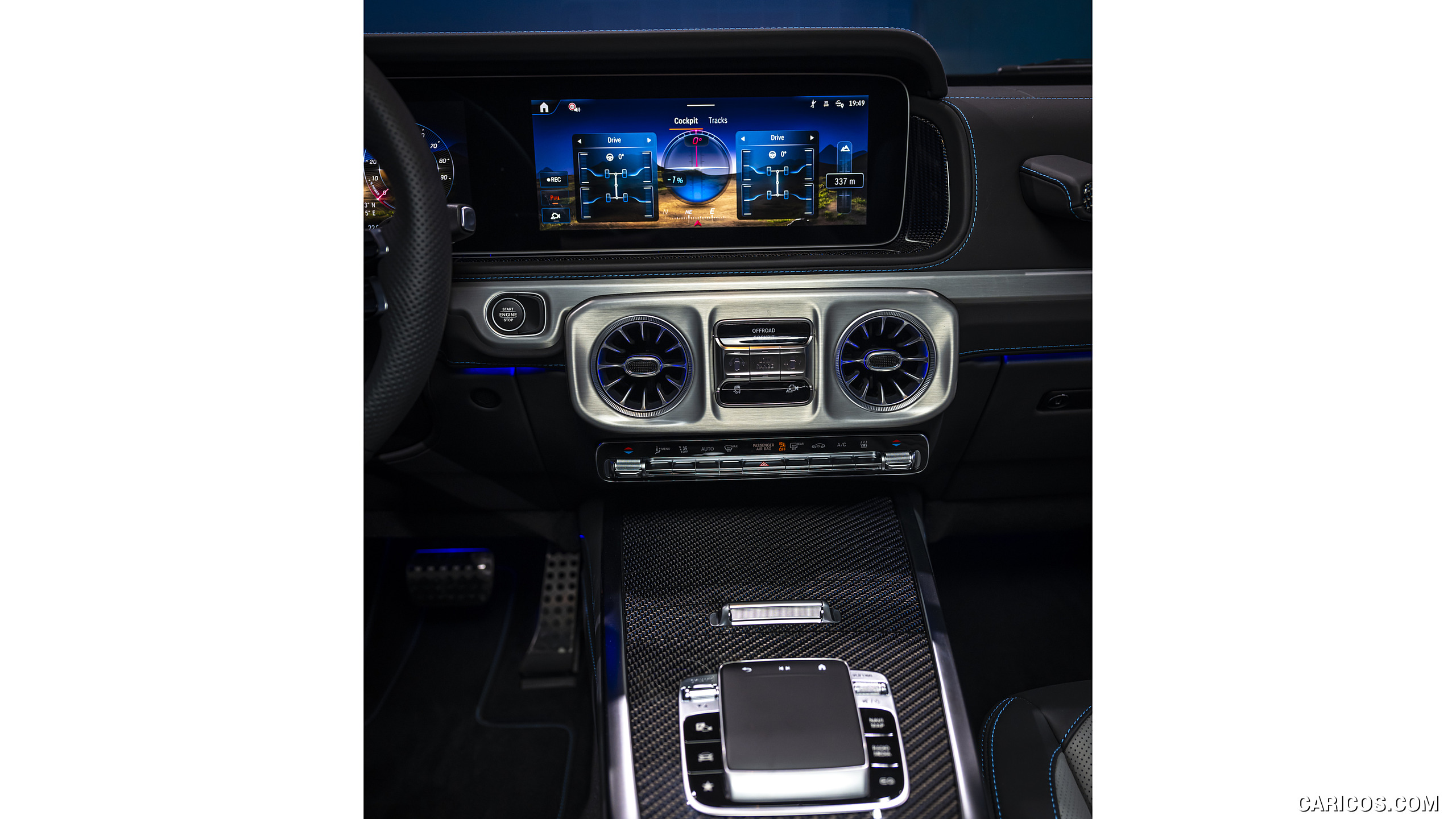 2025 Mercedes-Benz G 580 Electric with EQ Technology - Central Console, #94 of 107
