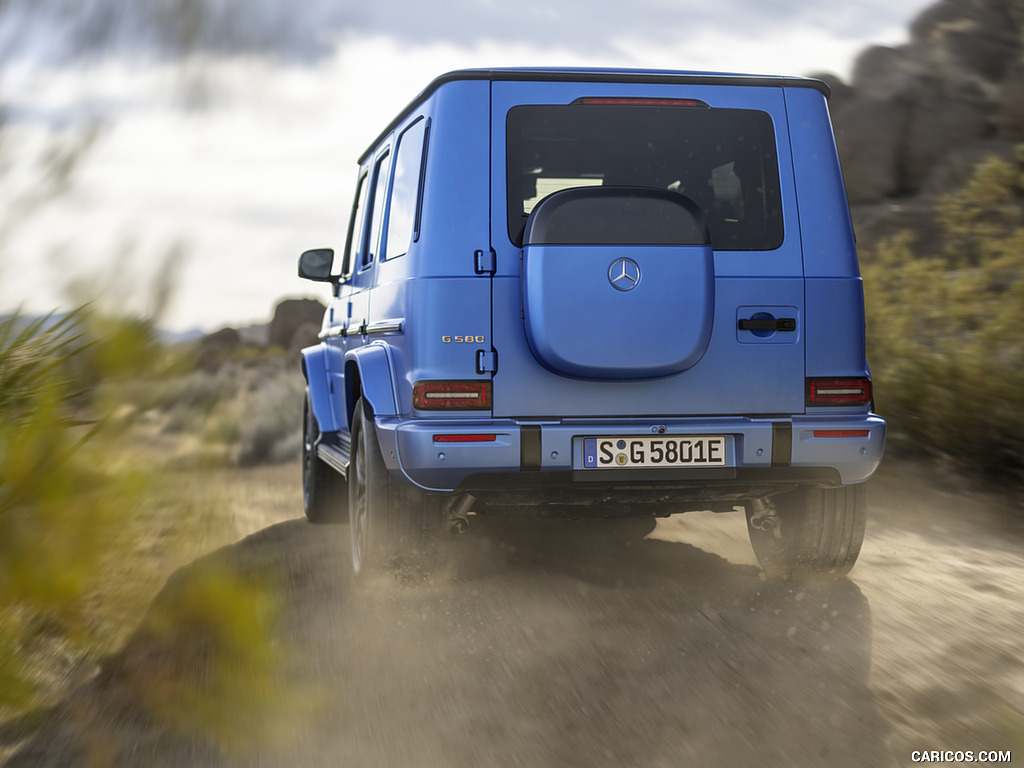 2025 Mercedes-Benz G 580 Electric with EQ Technology Edition One (Color: MANUFAKTUR South See Magno) - Rear