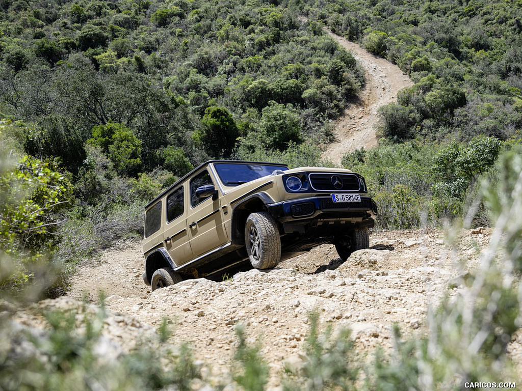 2025 Mercedes-Benz G 580 with EQ Technology (Color: MANUFAKTUR Desert Sand) - Off-Road