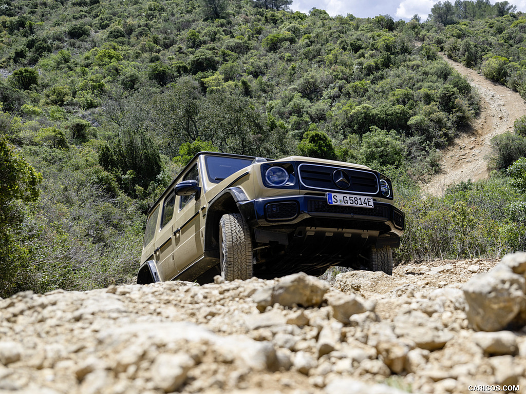 2025 Mercedes-Benz G 580 with EQ Technology (Color: MANUFAKTUR Desert Sand) - Off-Road