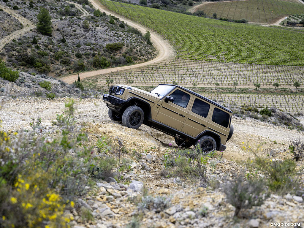 2025 Mercedes-Benz G 580 with EQ Technology (Color: MANUFAKTUR Desert Sand) - Off-Road