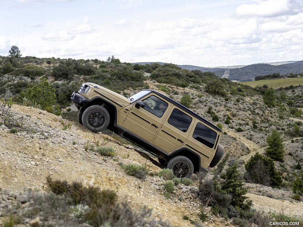 2025 Mercedes-Benz G 580 with EQ Technology (Color: MANUFAKTUR Desert Sand) - Off-Road