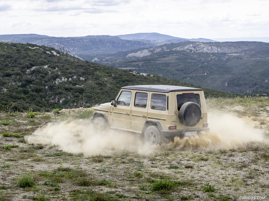 2025 Mercedes-Benz G 580 with EQ Technology (Color: MANUFAKTUR Desert Sand) - Off-Road