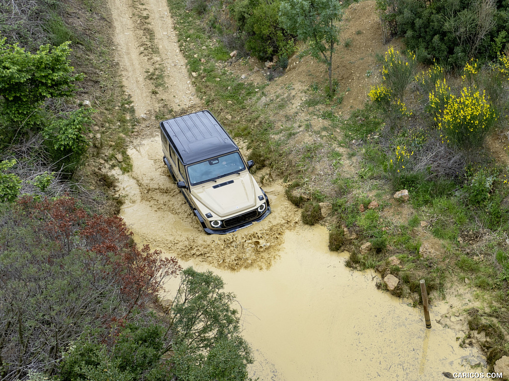 2025 Mercedes-Benz G 580 with EQ Technology (Color: MANUFAKTUR Desert Sand) - Off-Road