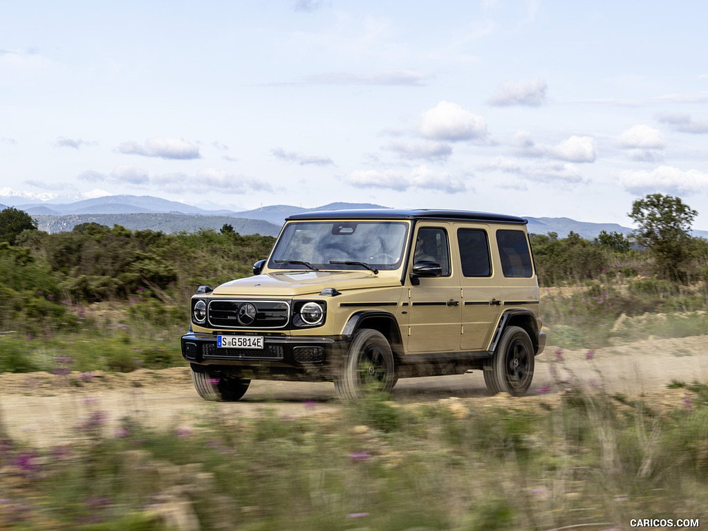 2025 Mercedes-Benz G 580 with EQ Technology (Color: MANUFAKTUR Desert Sand) - Off-Road