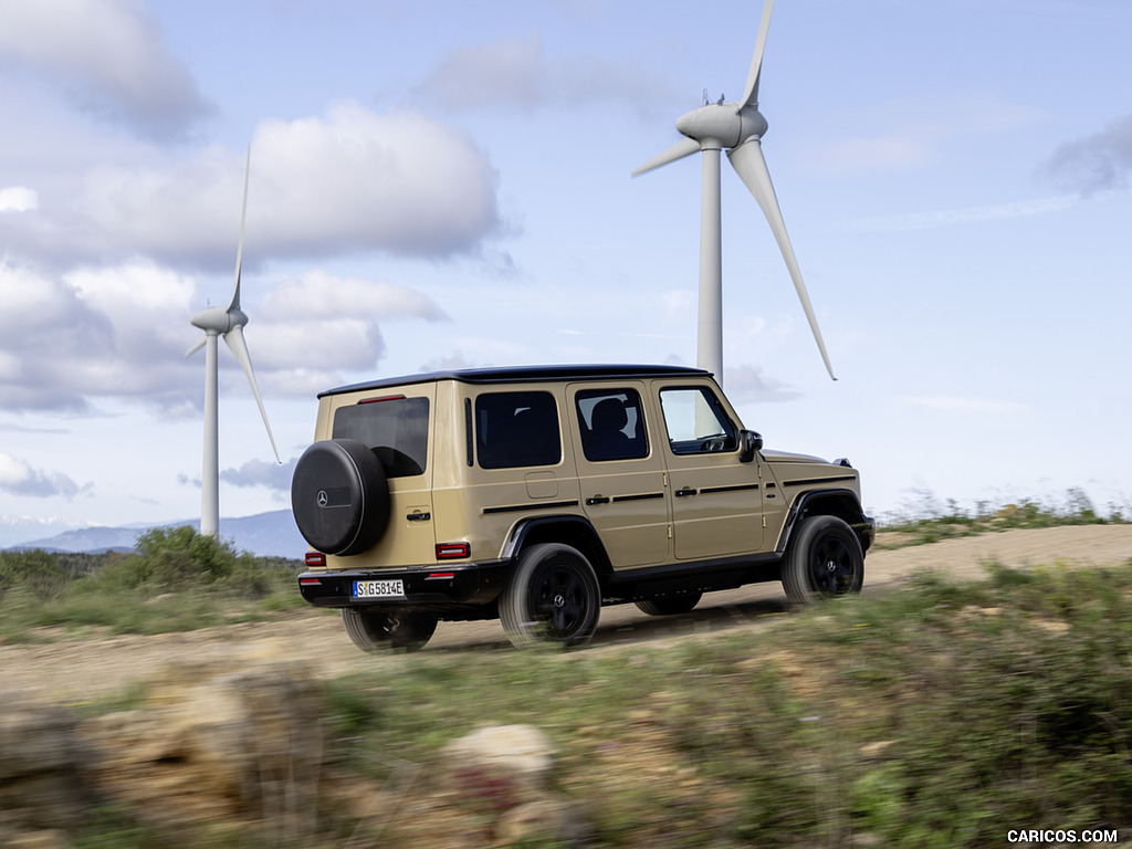 2025 Mercedes-Benz G 580 with EQ Technology (Color: MANUFAKTUR Desert Sand) - Off-Road