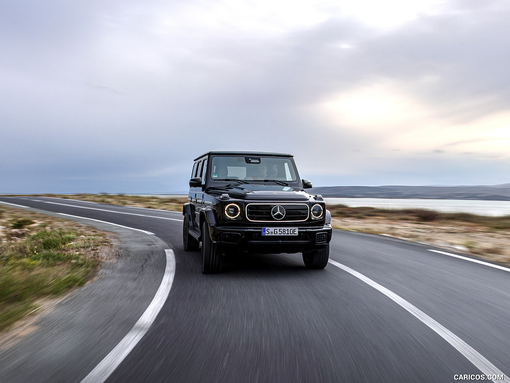 2025 Mercedes-Benz G 580 with EQ Technology (Color: Obsidian Black Metallic) - Front