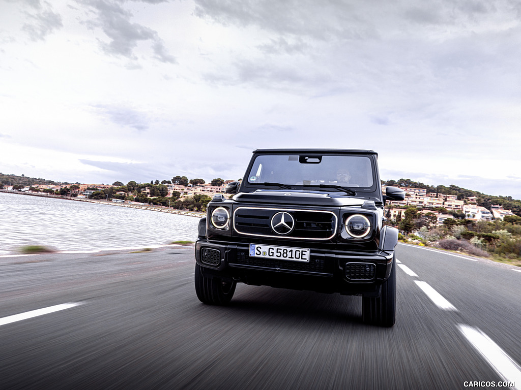 2025 Mercedes-Benz G 580 with EQ Technology (Color: Obsidian Black Metallic) - Front