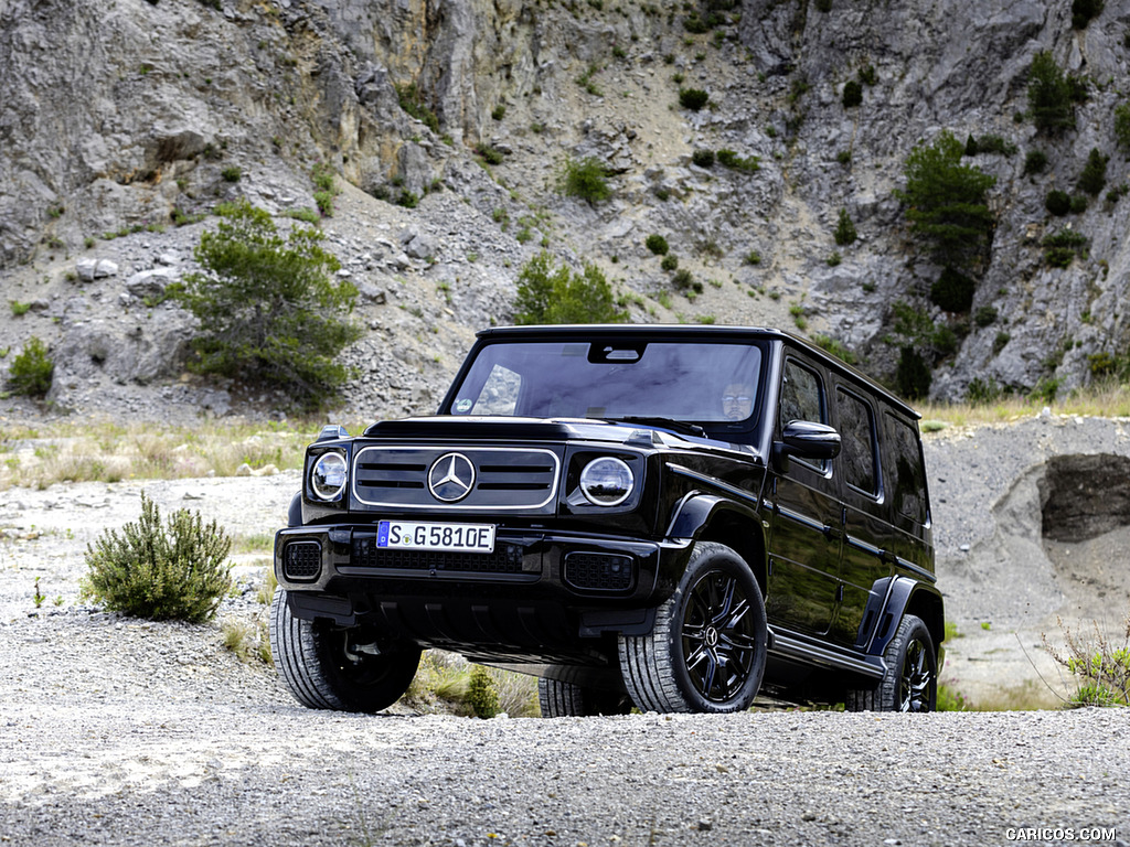 2025 Mercedes-Benz G 580 with EQ Technology (Color: Obsidian Black Metallic) - Front