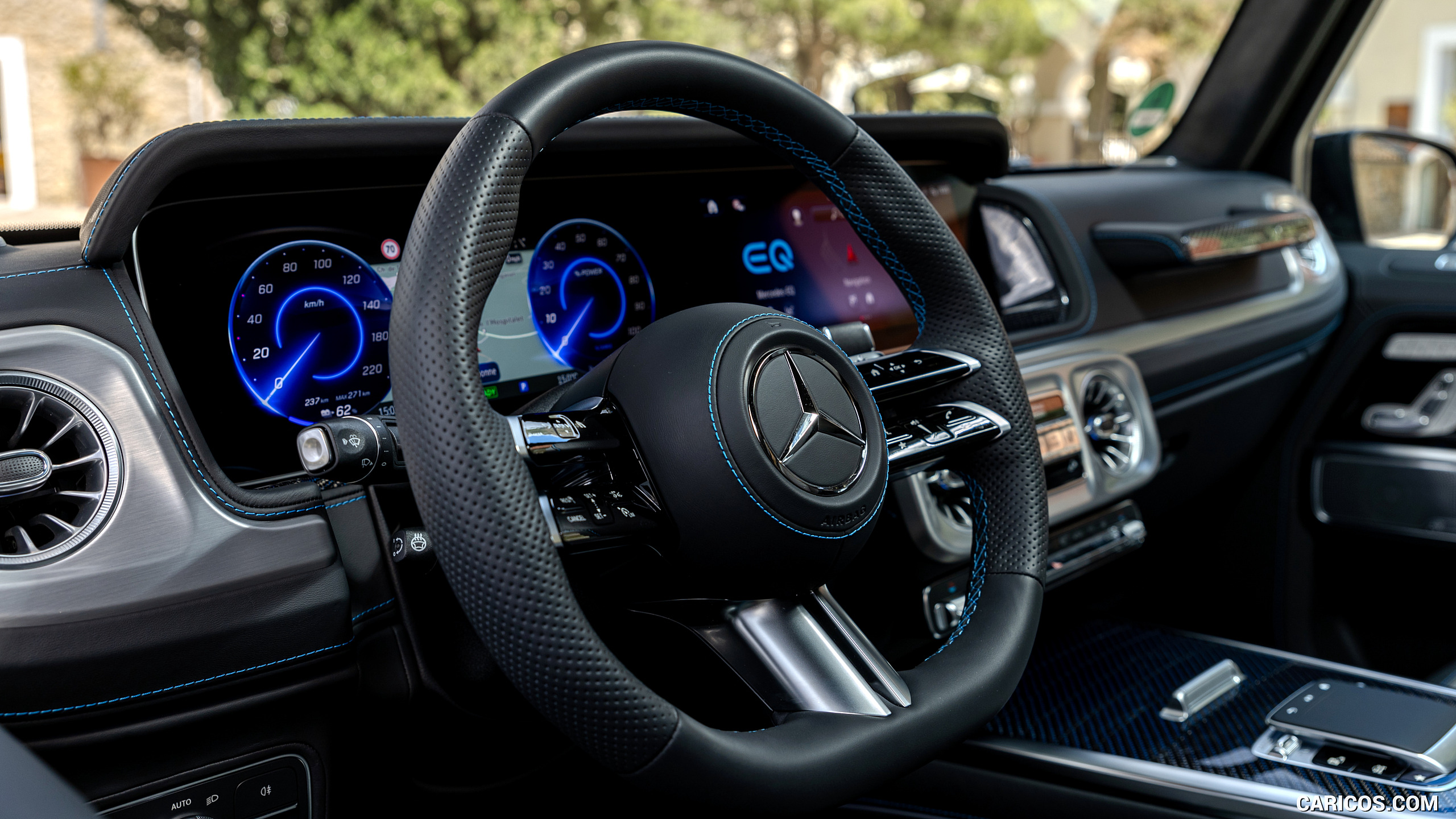 2025 Mercedes-Benz G 580 with EQ Technology - Interior, Steering Wheel, #150 of 227