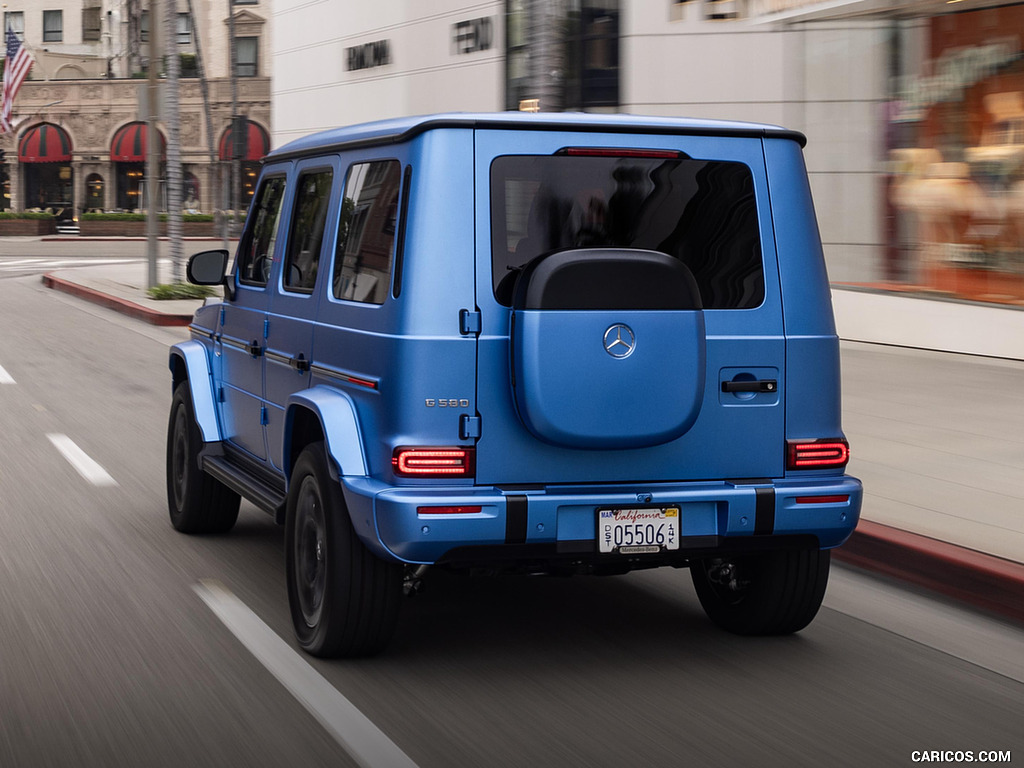 2025 Mercedes-Benz G 580 with EQ Technology - Rear Three-Quarter