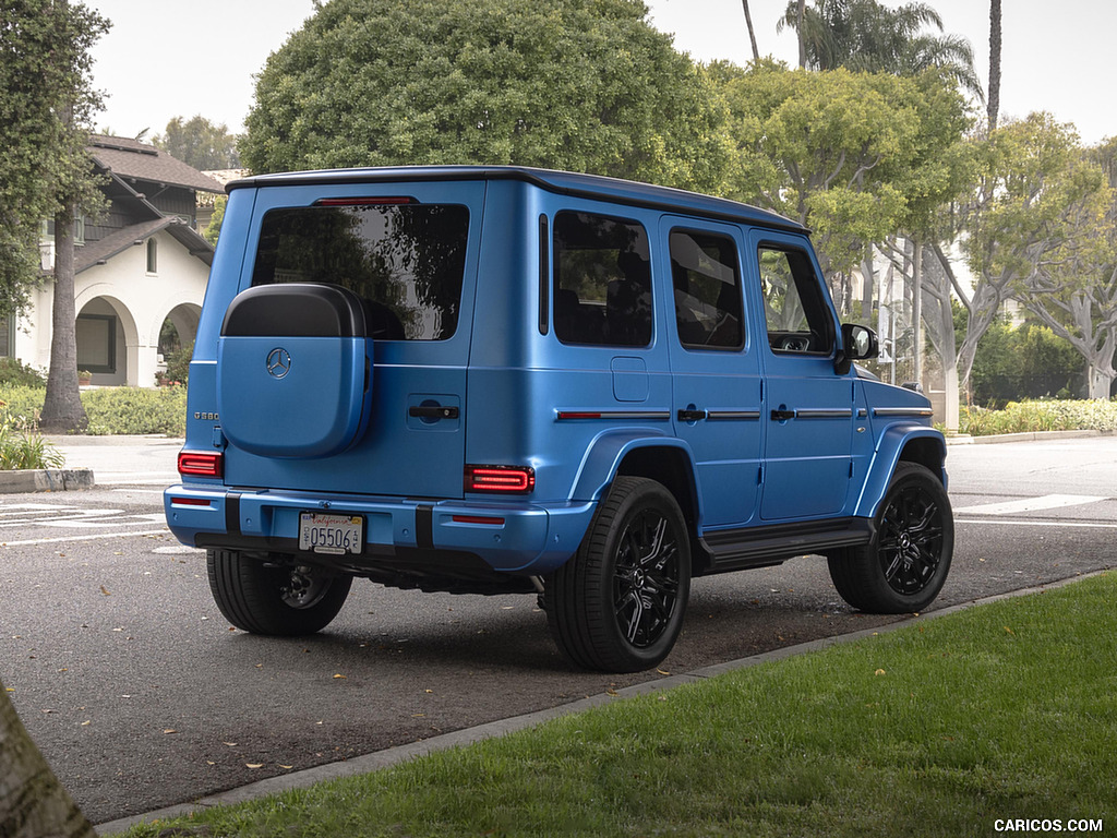 2025 Mercedes-Benz G 580 with EQ Technology - Rear Three-Quarter